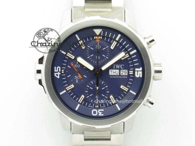 MIROTIME 1220 HighQuality Pilot Chrono 377714 “Le Petit Prince” ZF Best Edition Blue Dial On Brown Leather Strap A 7309
